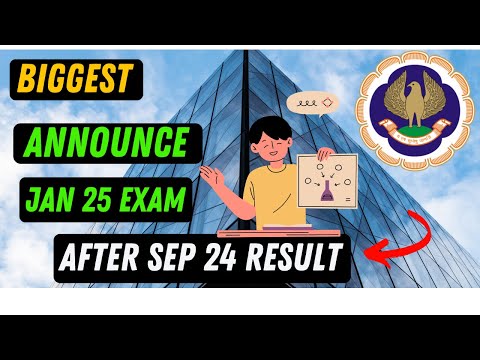 |Biggest Announce For CA Inter Jan 25 ICAI Exam| After Sep 24 ICAI Result|