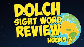 Dolch Sight Word Review | Nouns List B | Jack Hartmann