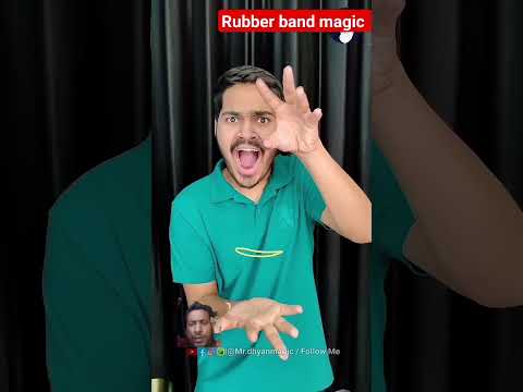 Rubber band magic tricks 🪄👍 tutorial #youtubeshorts #trending #shortsfeed #viral 🙏🙏