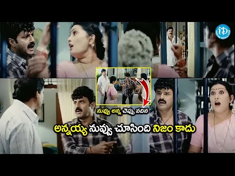 నువ్వు అన్న చెప్పు వదిన | Veerabhadra Movie Balakrishna Emotional scenes | @iDreamCelebrityMasti