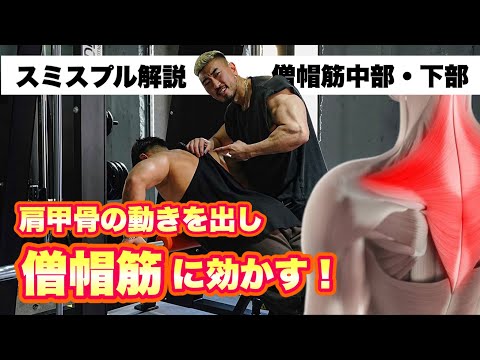 【筋トレ】新種目！？スミスプルで背中の盛り上がりをつくる！