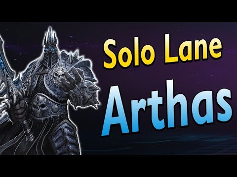 Solo Lane Arthas (Replay with Build Guide)