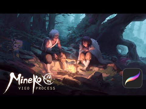 mineko: after the rain  - video process