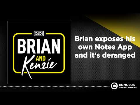 Brian exposes his own Notes App and it's deranged