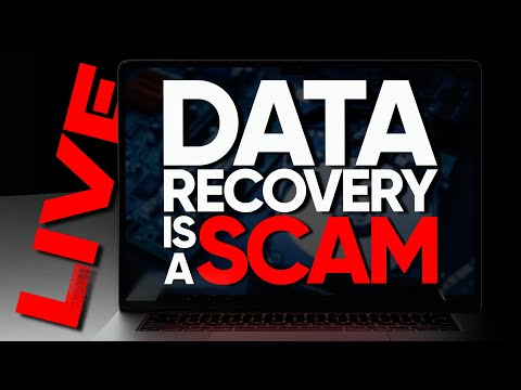 Data Recovery is a Useless Scam - Data Recovery Software (LiveStream)