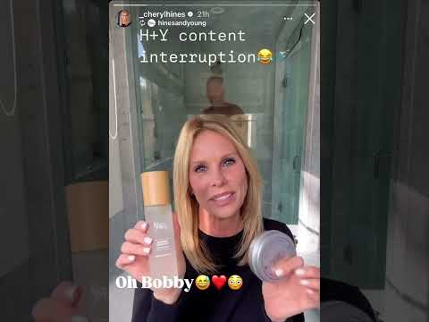 RFK in shower while wife promotes beauty products