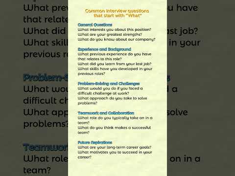 What Questions You Need to Nail to PASS the Interview  #englishlanguage #jobinterview #english