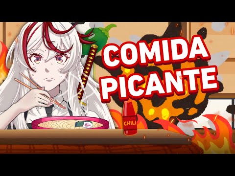 [PROBANDO COMIDA PICANTE] En el episodio de hoy: Ramen para pobres - #Vtuber #VtuberES #parati