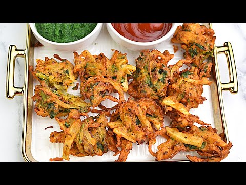 Vegetable pakora recipe | easy fritters