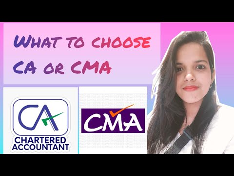 Details of CA and CMA as career options!!