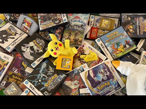 My ENTIRE POKEMON GAME COLLECTION | LuigiFan