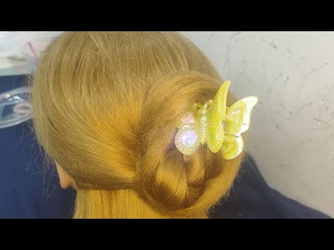 How To Tuck Clucher For All Day|Simple Clucher Hair Style For Ledies|#clucher  #1000subscriber