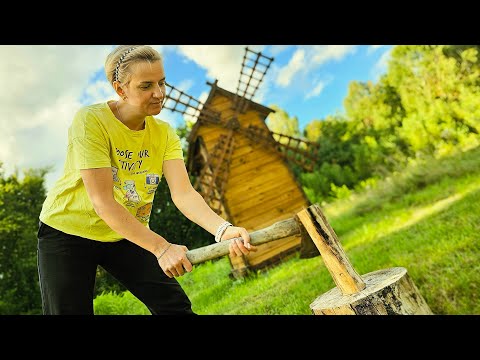 Два дня провела на хуторе в старом доме. Заброшенный хутор обретает новые краски Влог о жизни в лесу