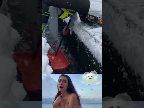 best way to clear snow. reaction 26