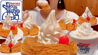 【コメダ珈琲】ミニシロノワール半額230円！何個食べられる？大食いではない一般女性が限界食いにチャレンジ！【スイーツちゃんねるあんみつの食レポ】