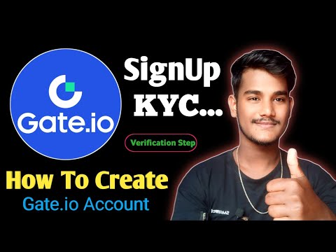 Gate.io 2 मिनट में Create Complete | How To Create a Gate.io Account | KYC Verification Process