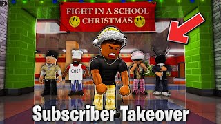 Me And My Subscribers Took OVER Fight In A School NEW Update