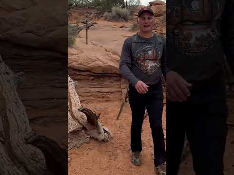 On the trail to Double O Arch in Arches National Park near Moab Utah #Shorts