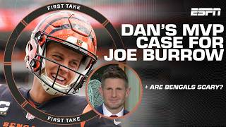 Dan Orlovsky’s Joe Burrow MVP take sparks a HEATED DEBATE 👀🔥 | First Take