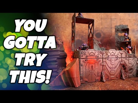 How to Speed Paint Warhammer Terrain the EASY Way!