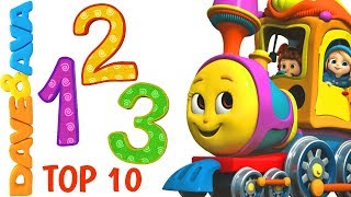 🍭 Learn Numbers and Counting 1 to 10 | Nursery Rhymes Collection from Dave and Ava 🍭