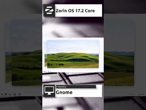 Zorin OS 17.2 Core Quick Overview #shorts