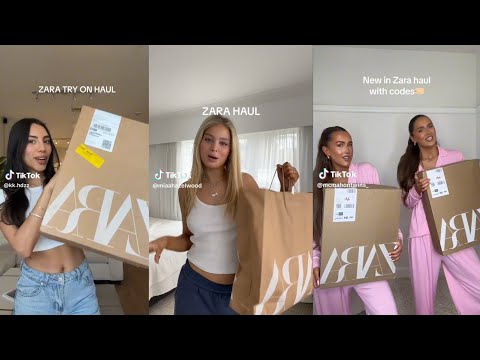 Zara haul - TikTok compilation 🛍️😋