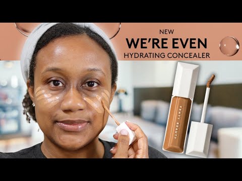 *New* Fenty Beauty We're Even Hydrating Concealer Review On Dark Circles | First Impressions