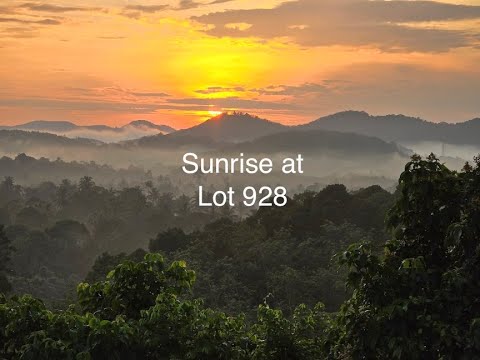 Sunrise at Lot 928 Kuala Kelawang