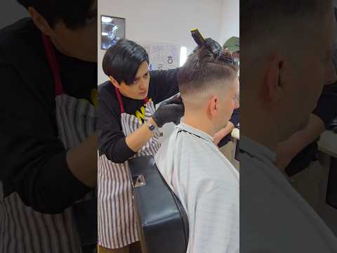 YOU NEED TO RELAX & SHE NEEDS TO FINISH THE HAIRCUT to PERFECTION #asmr #haircut #barber #relaxation