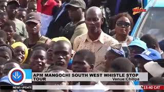 DPP PRESIDENT PROF. ARTHUR PETER MUTHARIKA WHISTLE STOP TOUR - MANGOCHI SOUTH WEST