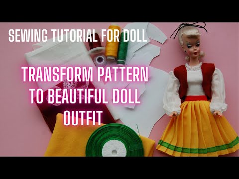 Watch Me Transform Pattern to Beautiful Doll Outfit – Secrets Inside!