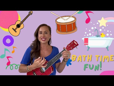 Bath Time FUN! Songs With Miss Jolie! (Music class for kids!)