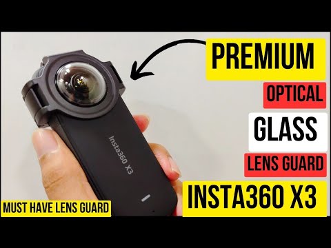 (Best lens guard for insta360 x3 ) ✅Premium Glass Lens Guard for Insta360 x4