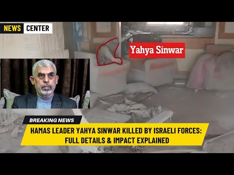 Israel Takes Out Yahya Sinwar Is This the End of Hamas?