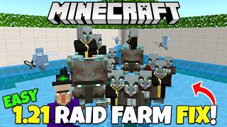 How to FIX Your Broken RAID FARMS in Minecraft 1.21! Minecraft Bedrock Tutorial