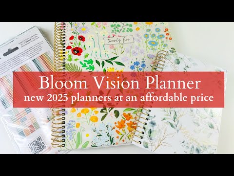 2025 Bloom Vision Planner Review | Gorgeous New Bloom Planners | Affordable Planners