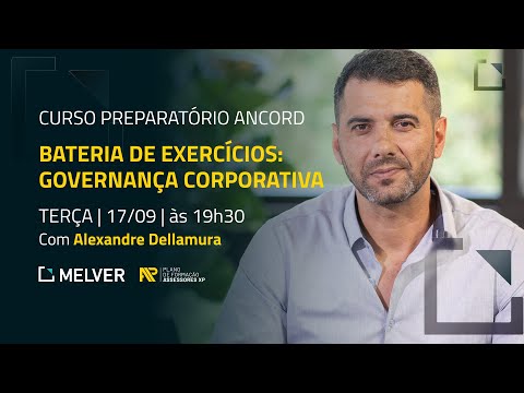 Curso Preparatório Ancord | Bateria de exercícios: governança corporativa