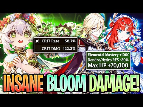 This Nilou & Nahida Bloom Combo Is STILL Best AOE Team | Genshin Impact