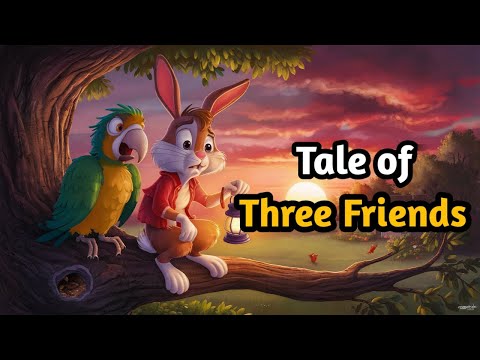 The Parrot, the Mouse, and the Rabbit: A Heartwarming Tale of Friendship and Trust|Bedtime Stories.