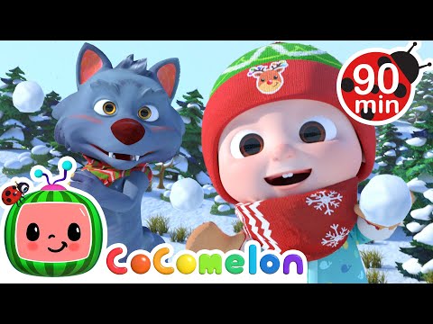 CoComelon Christmas Songs and Play! ❄🎄🎅 | CoComelon Nursery Rhymes and Kids Songs | Animals for Kids