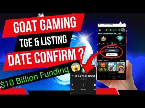 Goat Gaming Airdrop & Listing Confirmed| $10 Billion Funding |Earn $1000 USDT Profit |Earn With Abhi