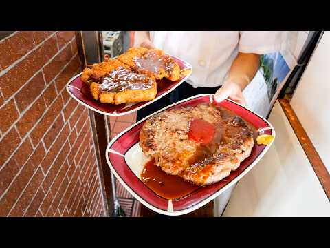 Unexpected Double-Sized Pork Cutlet Set Meal! A Western Restaurant Popular Among Working Men!