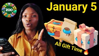 Zoo Airdrop All Gift Time January 5 Today