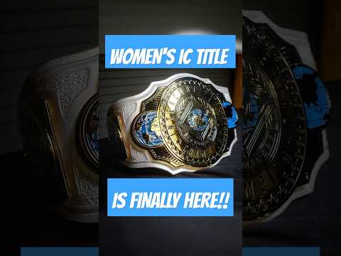 WOMAN'S IC CHAMPIONSHIP REVEALED! #wwe #wweraw