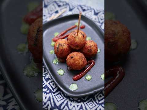 Crispy potato balls 😋 #shorts #potatoballs #easysnacks #asmr #viralrecipe