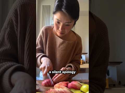 why we say sorry with cut fruit