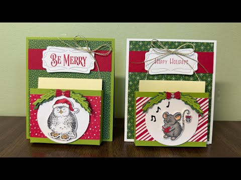 12 Days of Christmas Craft Along - Day 3 - Sticky Note Holder