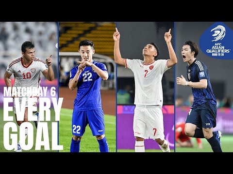 Marselino's brace and a 40-metre beauty | Every Goal – Matchday 6 | AFC Asian Qualifiers™ Road to 26