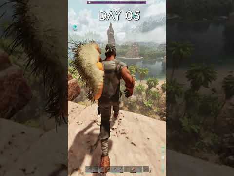 100 Days (Ark Shorts) - Day 5  #arksurvivalascended #100days